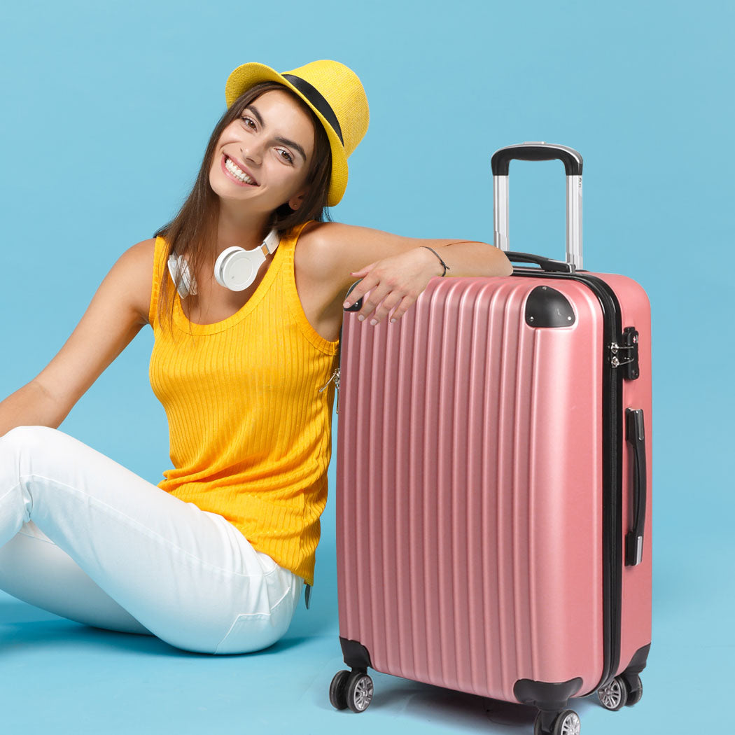 Slimbridge 24" Luggage Suitcase Code Rose Gold-1954802639350927367