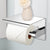 Toilet Paper Holder Roll Bath Tissue Silver-1910113085511831558