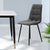 Levede 4x Dining Chairs Kitchen Velvet Grey-1954802984441483271