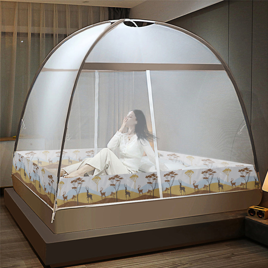 Dreamz Mosquito Bed Nets Foldable Canopy King-1954802840648159239