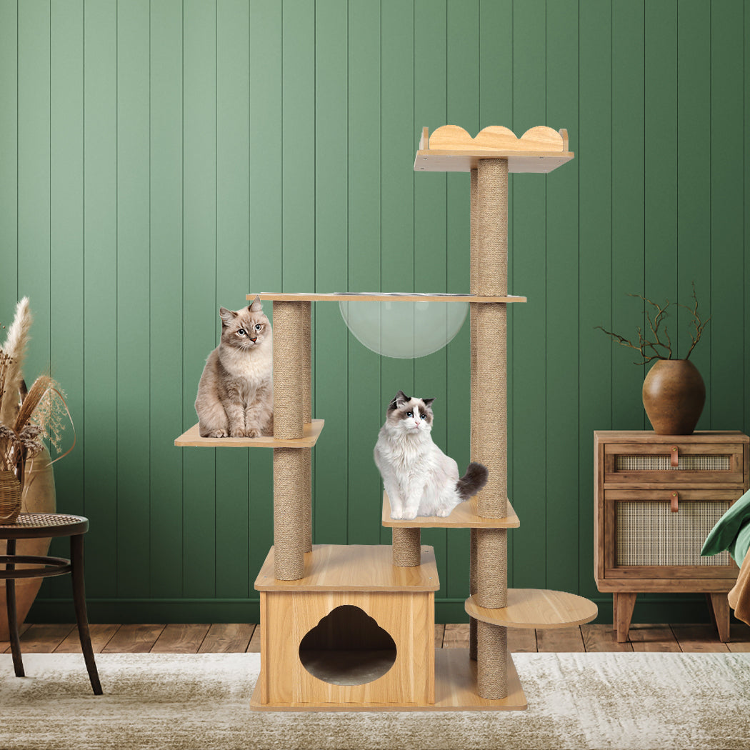 PaWz Cat Tree Scratching Post Scratcher-1954802553359306759