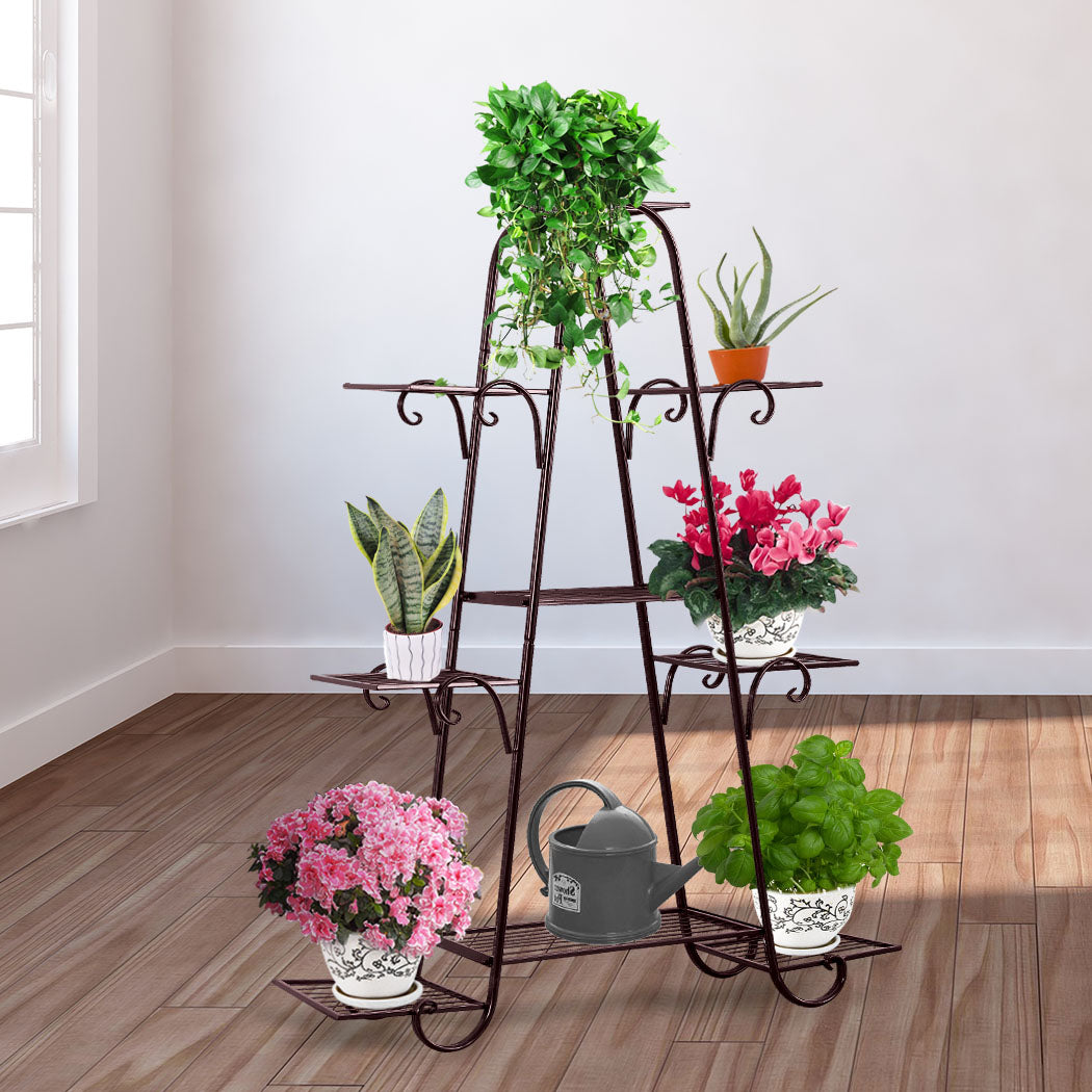Levede Plant Stand Outdoor Indoor Metal Bronze-1910112812341006343