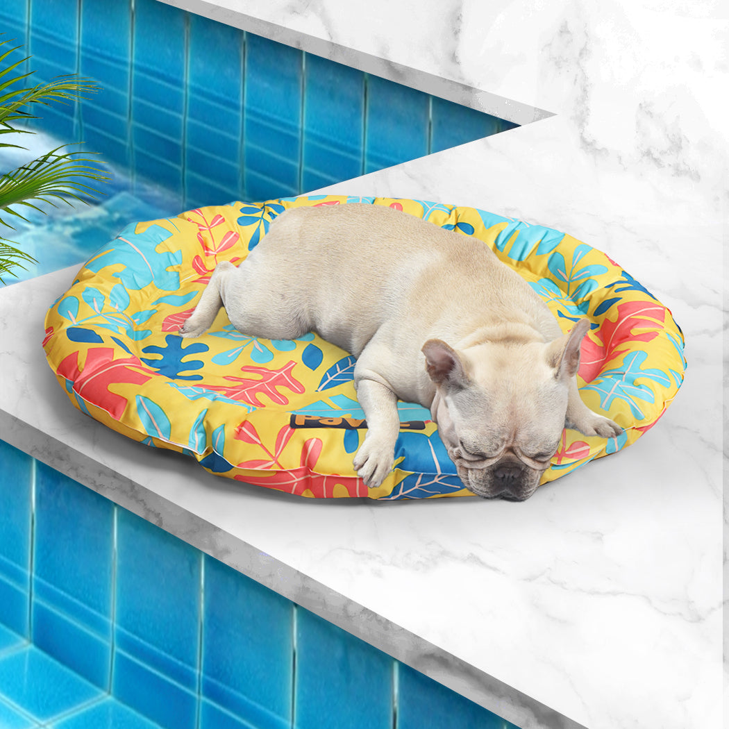 PaWz Pet Cool Gel Mat Cat Bed Dog Bolster L Large-1954802534581407751