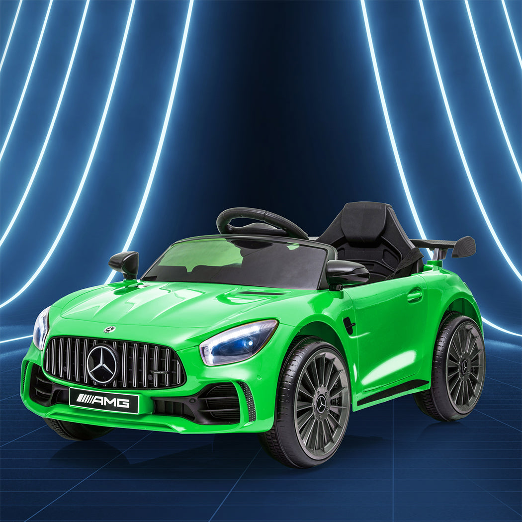 Kids Ride On Car 12V Battery Mercedes-Benz Green-1910113158366892039