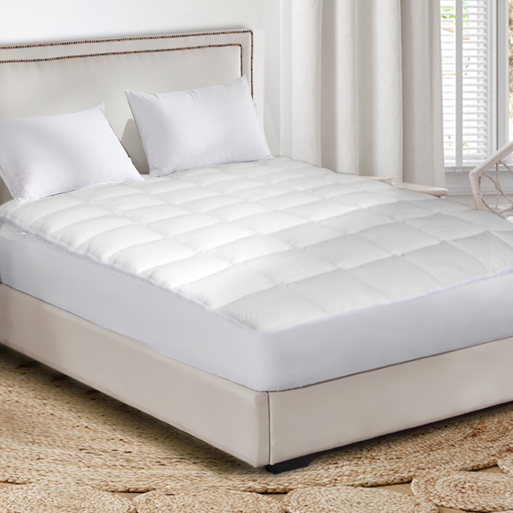 Dreamz Mattress Protector Luxury Topper Double-1954802866321494023