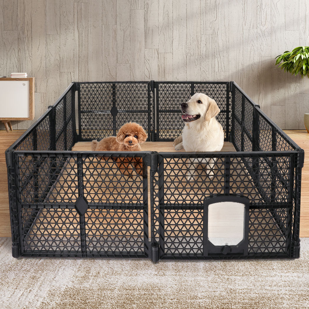 PaWz Pet Playpen Folding Dog Plastic L Large-1954802538054291463
