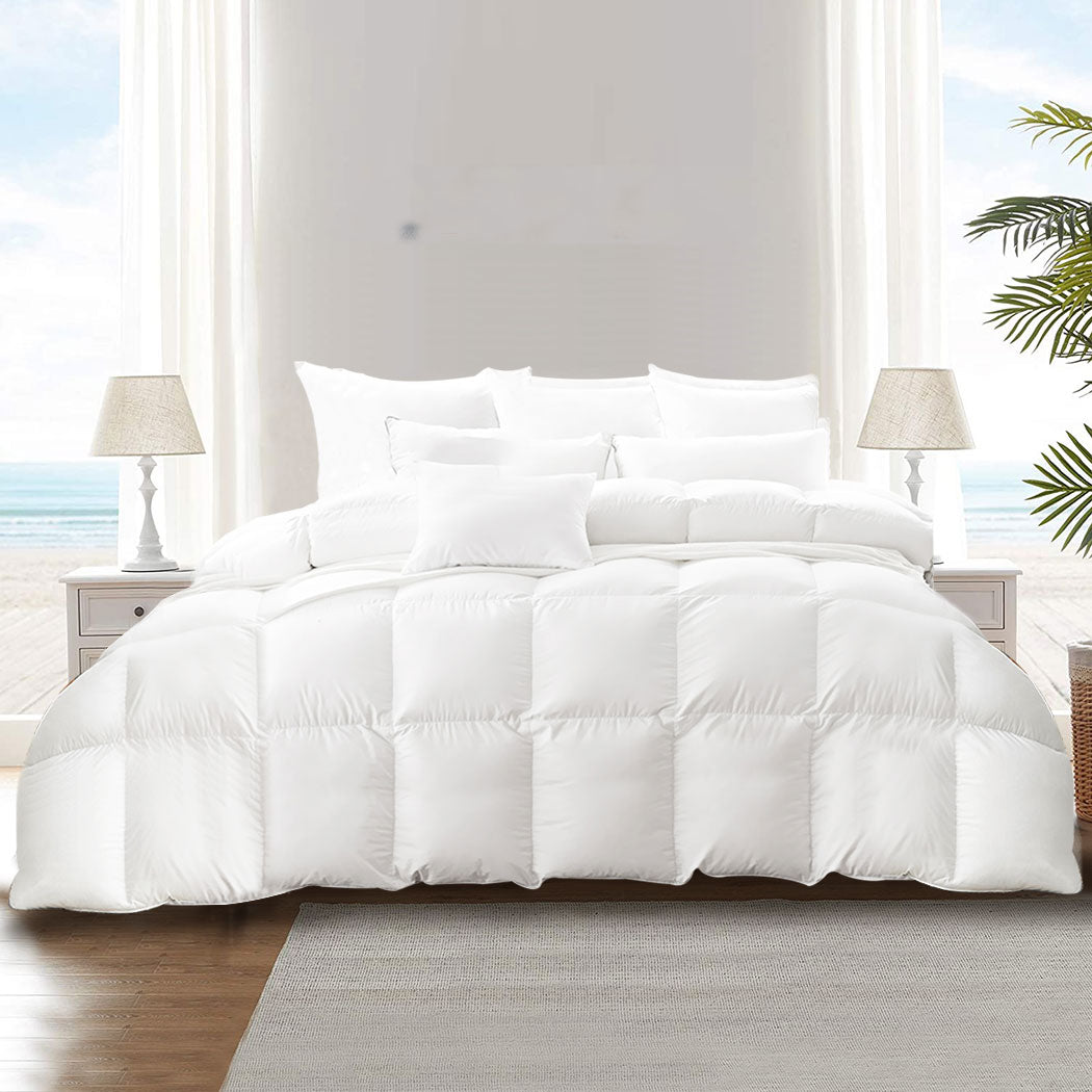 DreamZ Duck Down Feather Quilt 200GSM Single-1954803026057367559