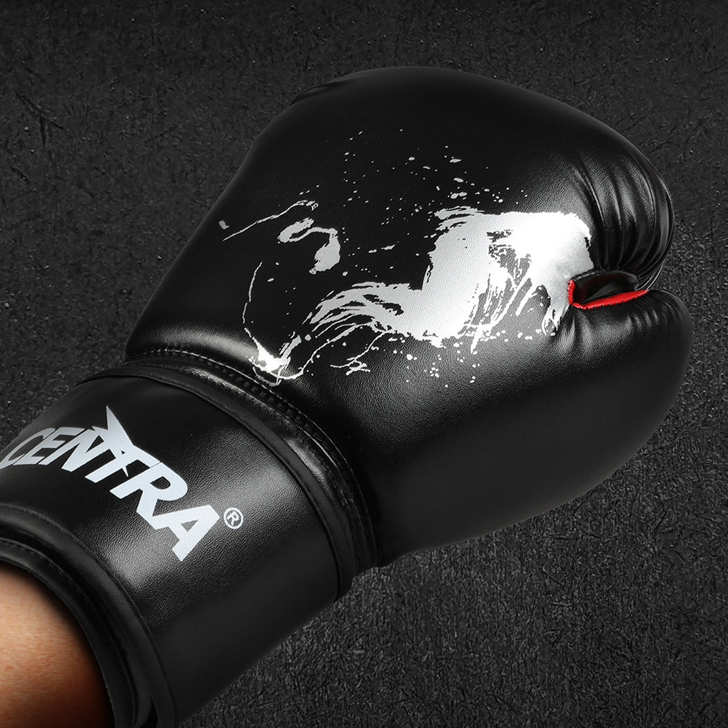 Centra Boxing Gloves PU Leather MMA Training Mitts Fight Punch Bag Sparring 8OZ-1910112186022367239