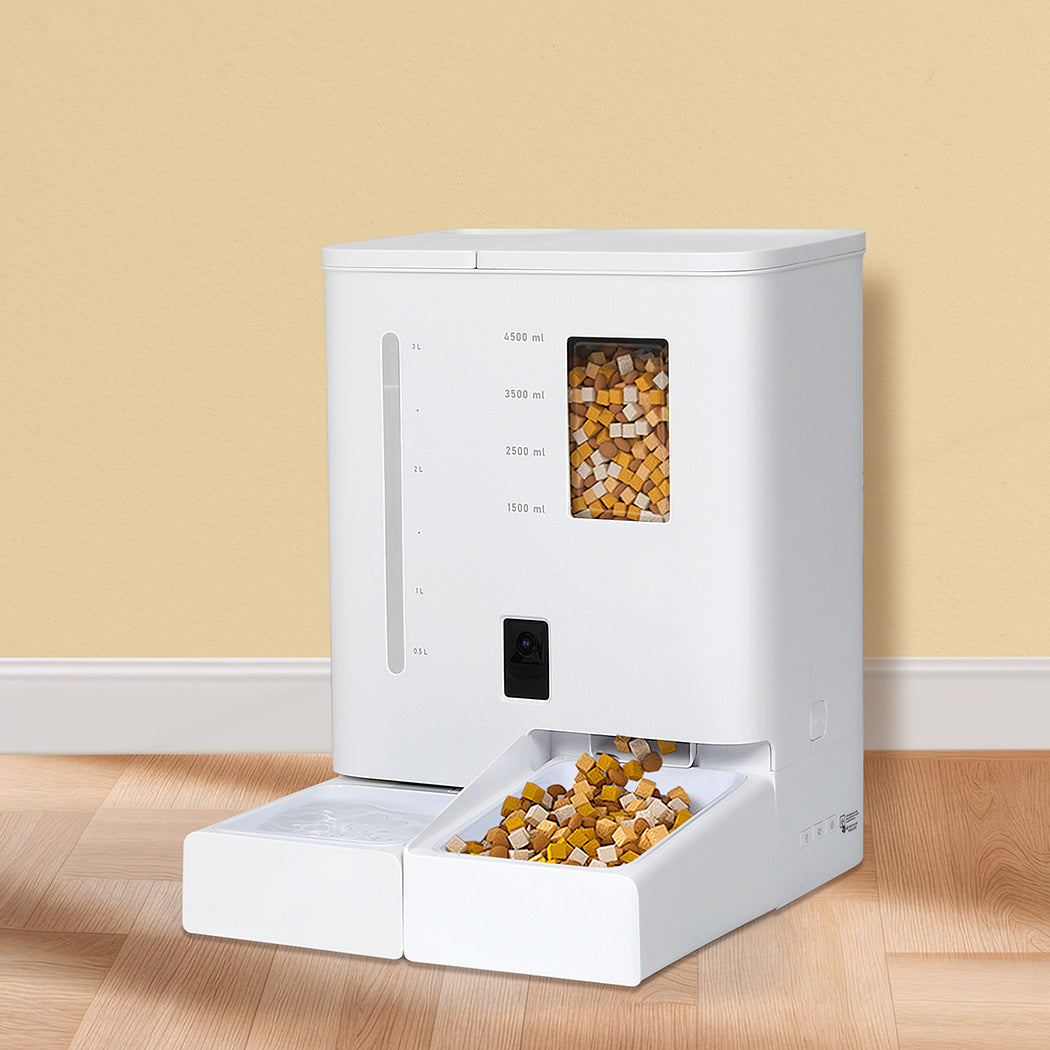 Pawz 2-in-1 Automatic Pet Cat Dog Feeder Water Set-1973193538753662983