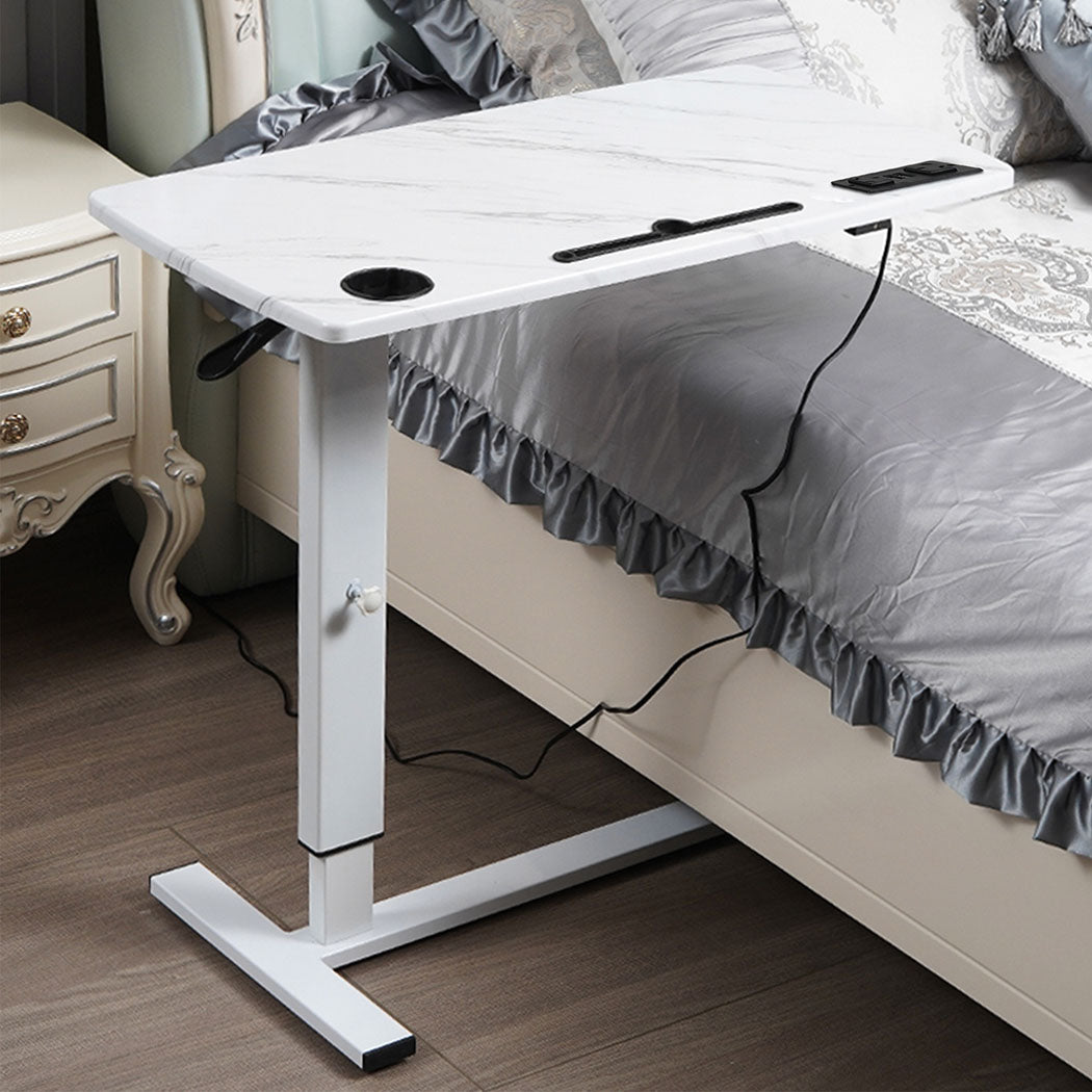Levede Standing Desk Height Adjustable White-1954802680828399622