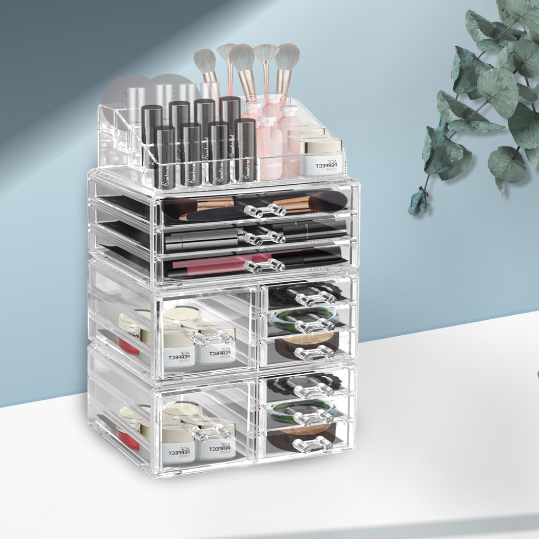 11 Drawers Clear Acrylic Boxes Cosmetic-1910113072853422087