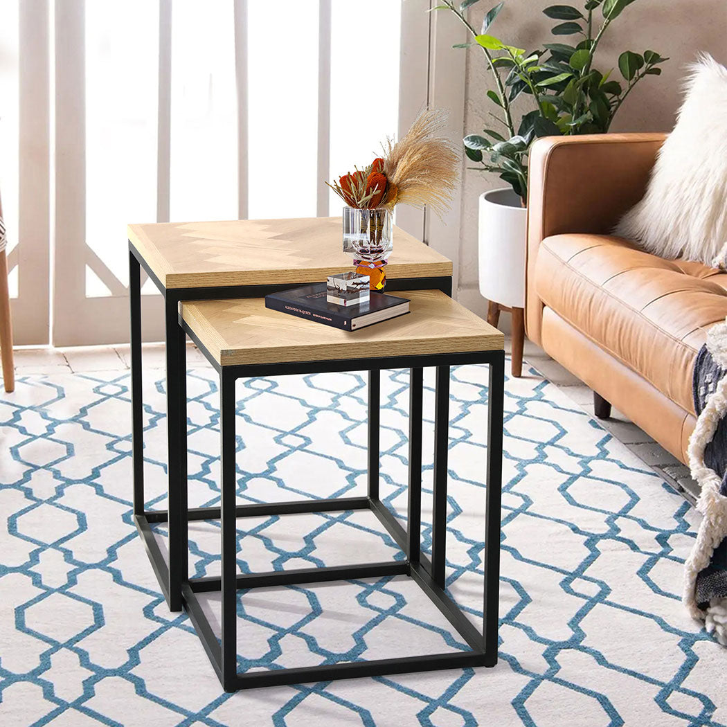 Levede 2PCS Nesting Coffee Tables-1954802379090169862