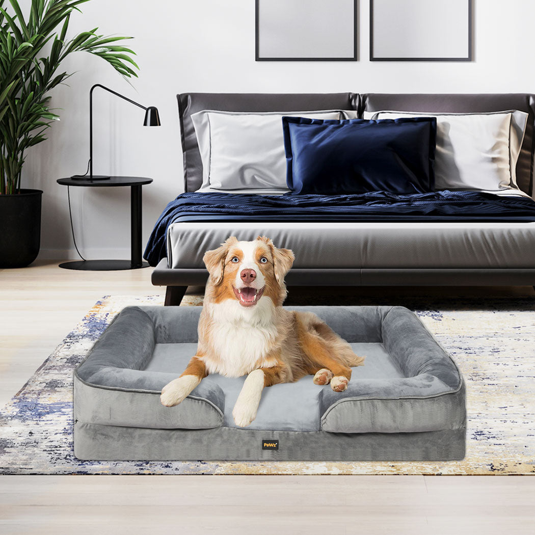 PaWz Memory Foam Pet Sofa Bed Cushion L Large-1954802561705971719