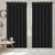 2x Blockout Curtains Panels 3 Layers Black-1910113272577789958