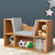 Levede Kids Bookcase Toys Box Shelf Brown-1910112556274552839