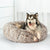 PaWz Pet Bed Cat Dog Donut Nest Calming XL Brown X-Large-1954802519809069063
