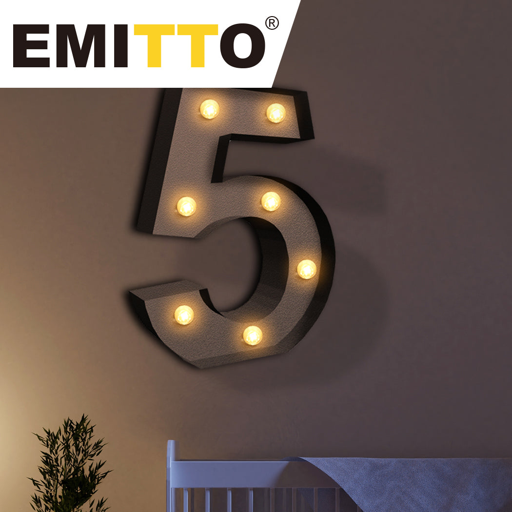 LED Metal Number Lights Free Standing-1954803064510746631