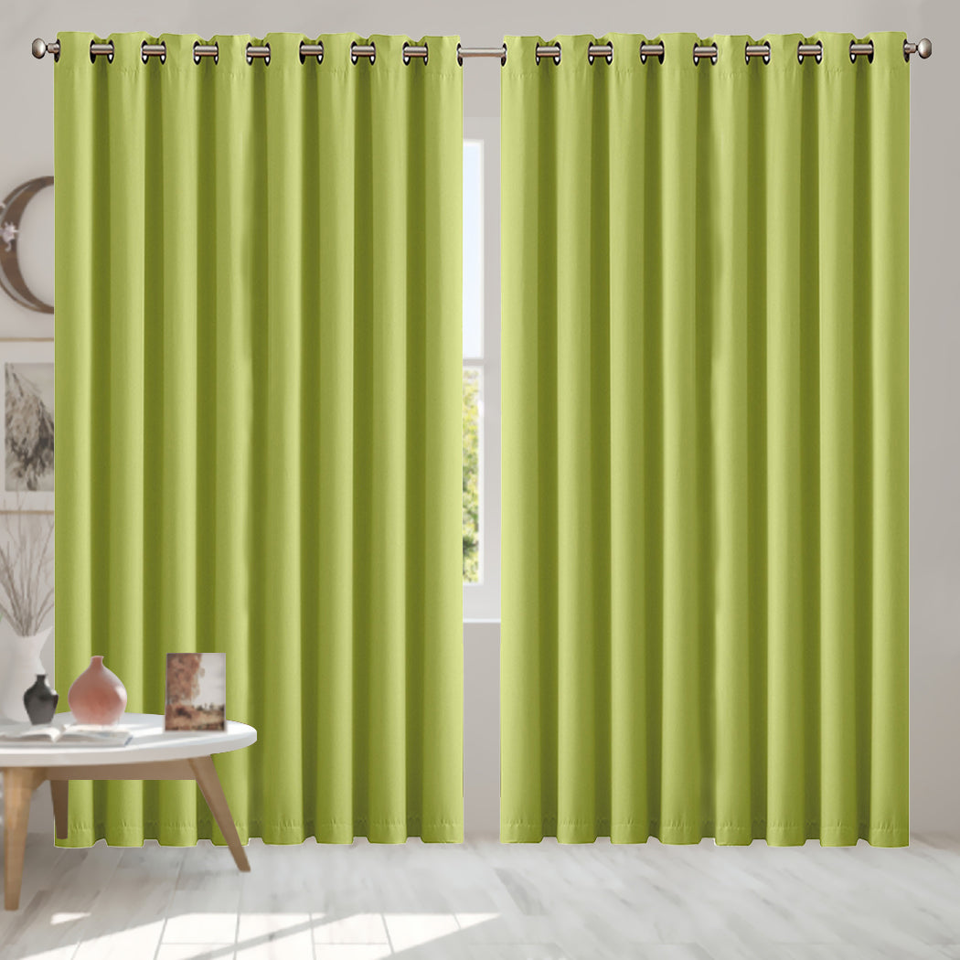 2x Blockout Curtains Panels 3 Layers-1919892931968372742