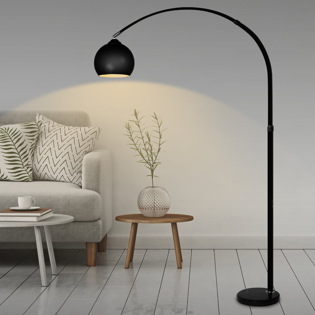 EMITTO Modern LED Floor Lamp Stand Reading Black-1954802826110701575
