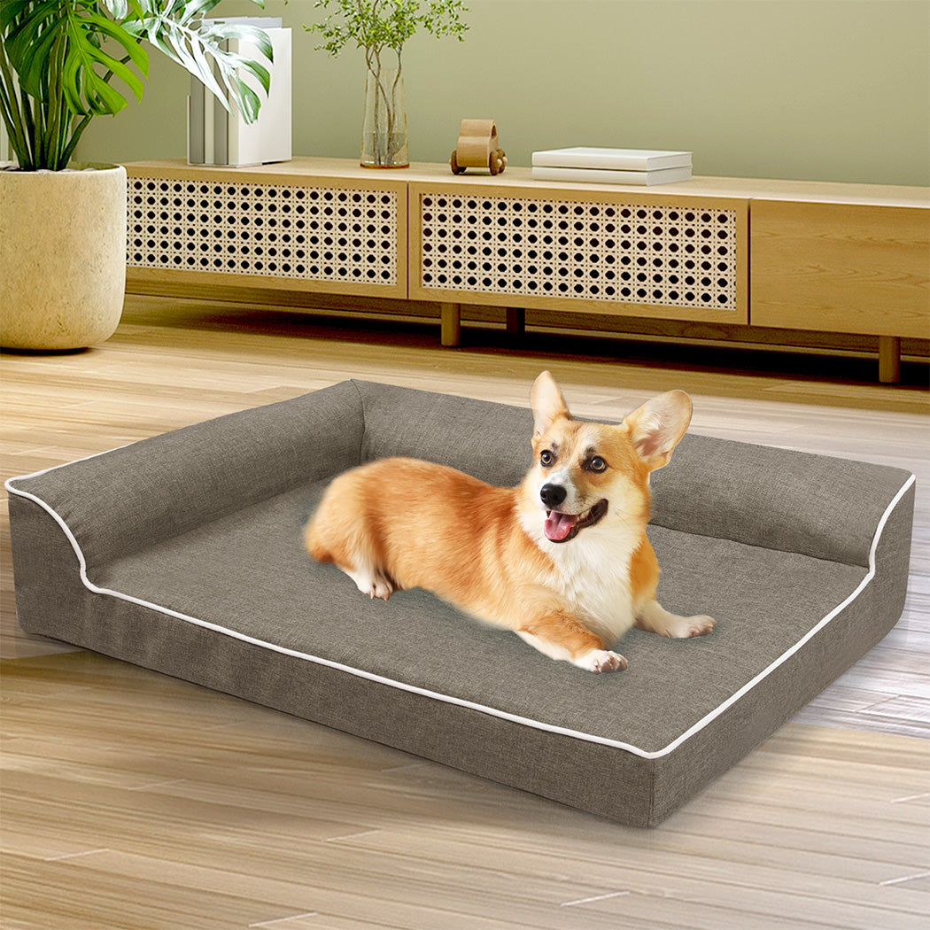 Pawz Orthopedic Dog Bed L Coffee-1954802425688887303