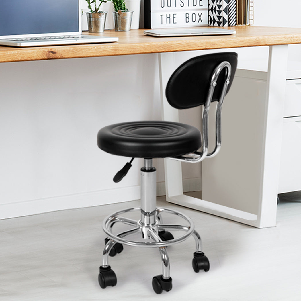 Levede Salon Stool Swivel Bar Stools-1954802952145342471