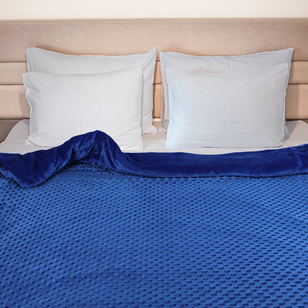 DreamZ Weighted Blanket Cover Quilt Blue-1954802945392513031