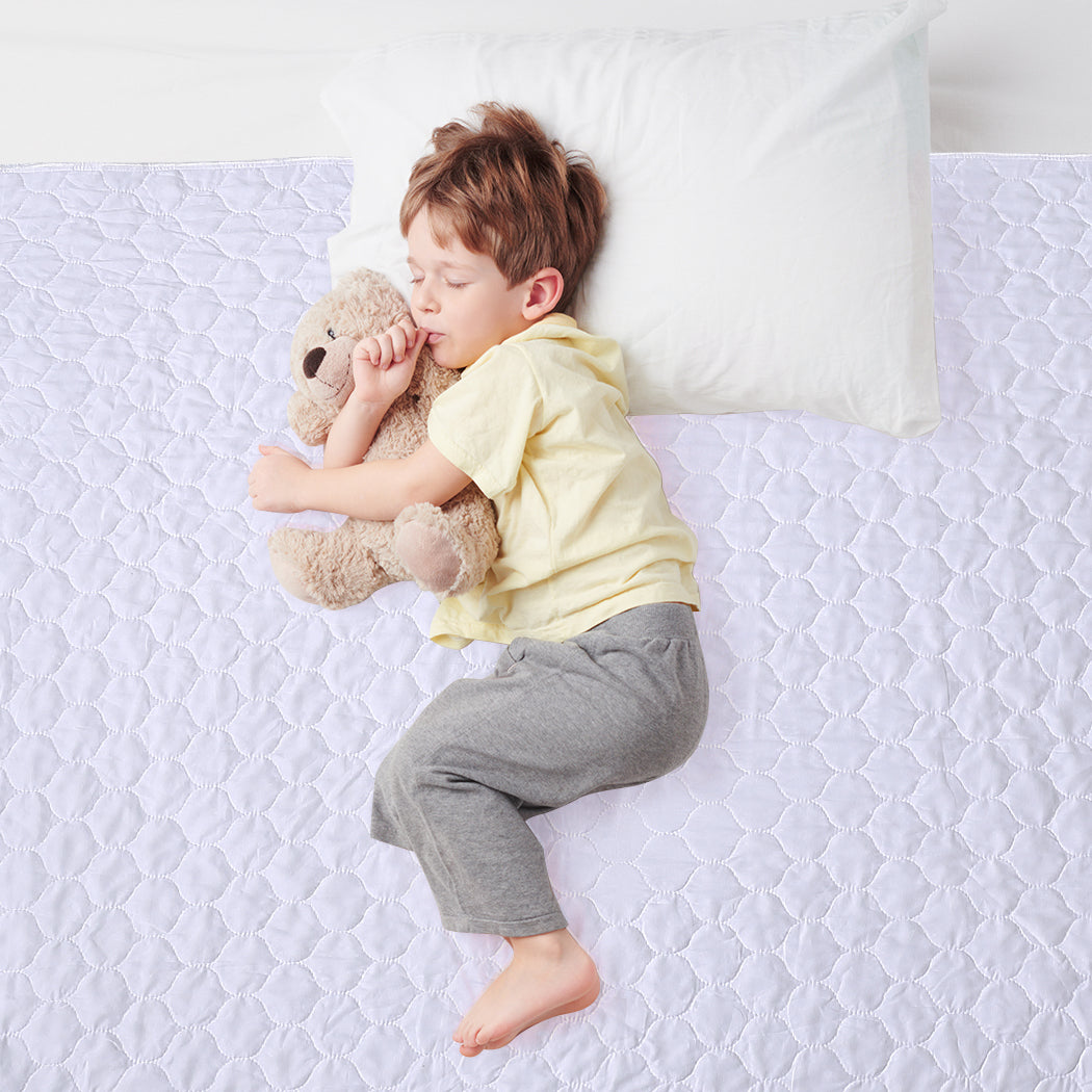 2x Bed Pad Waterproof Bed Protector King-1954802698331230214