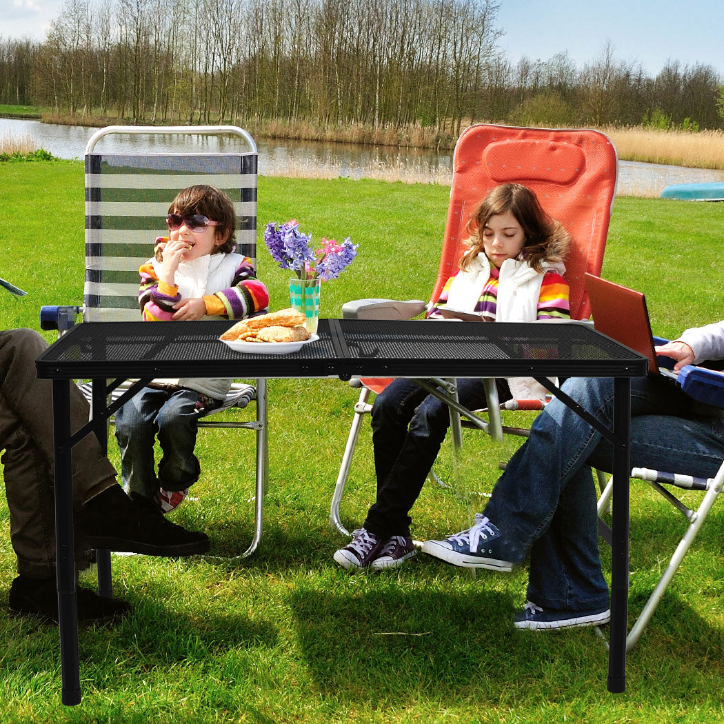 Levede Grill Table BBQ Camping Tables Large-1910112807316230151