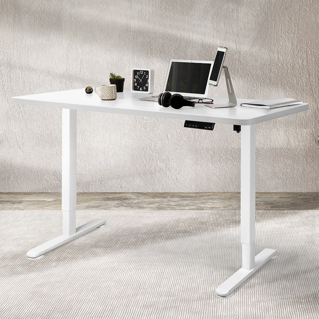 Levede Motorised Standing Desk Height 120cm White 800x 1.5MM-1954803018872524804