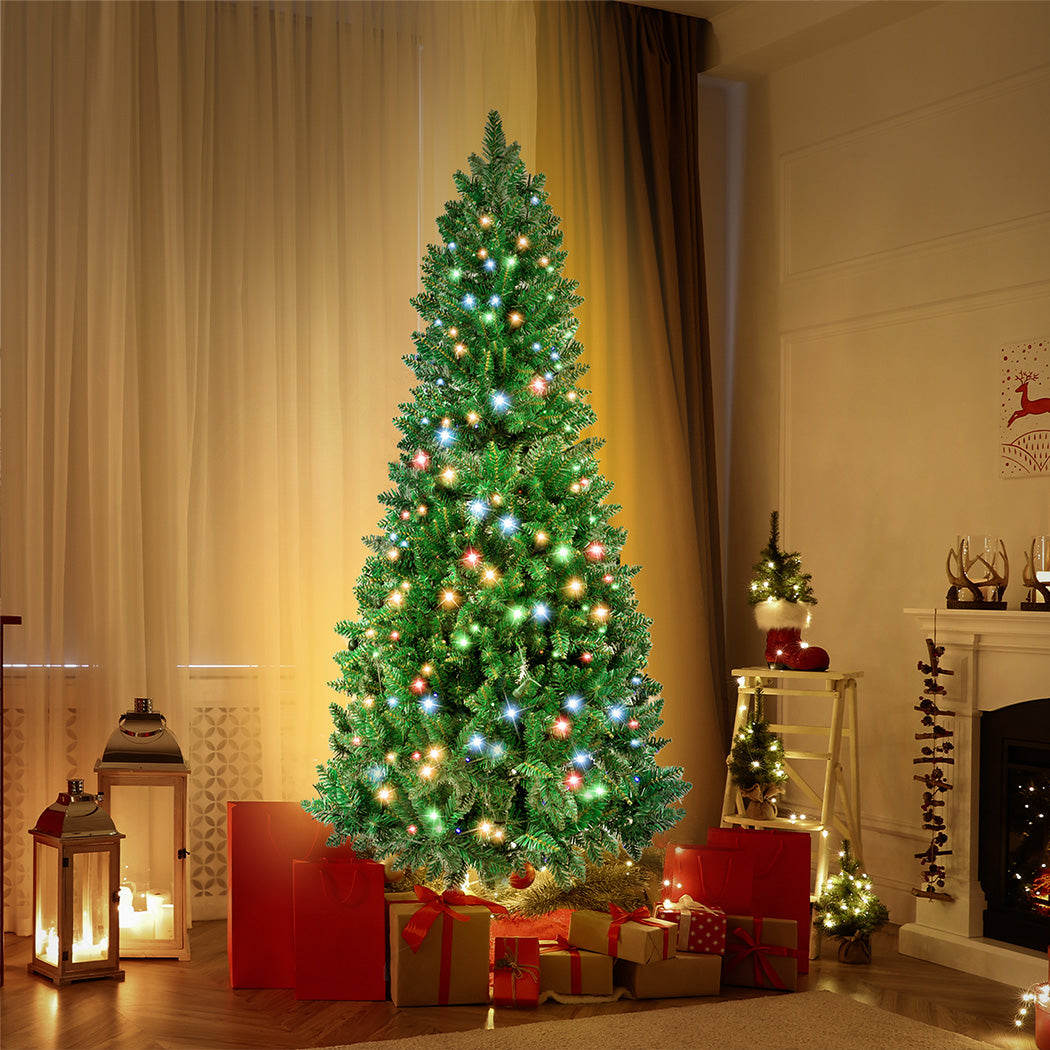 SANTACO Prelit Slim Pencil Christmas Tree 2.4M-1954802397494775815