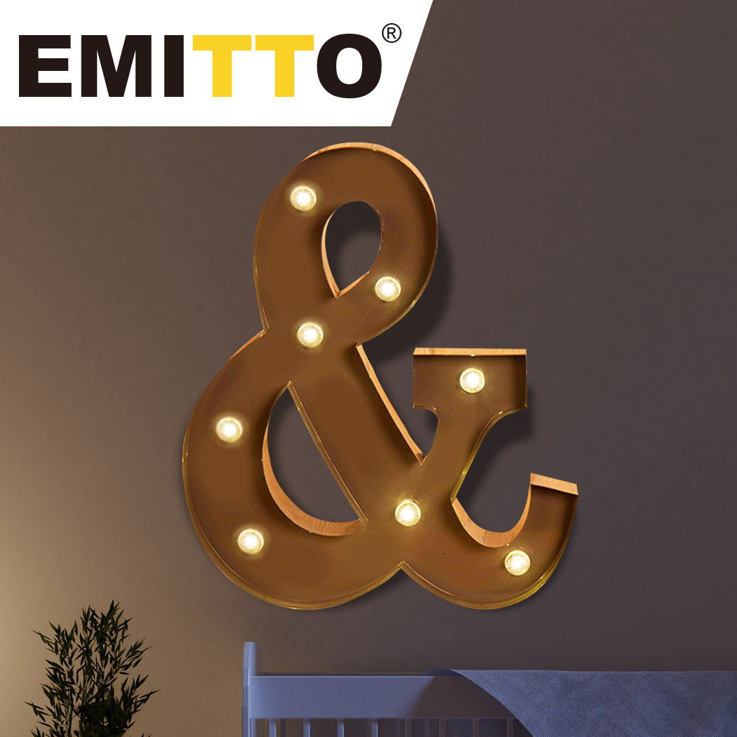 LED Metal Letter Lights Free Standing-1954803062946271239
