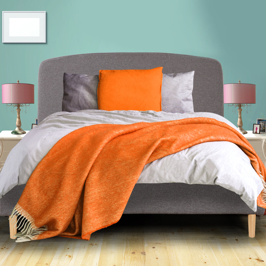 Levede Double Bed Frame Wooden Platform-1919892911114293254