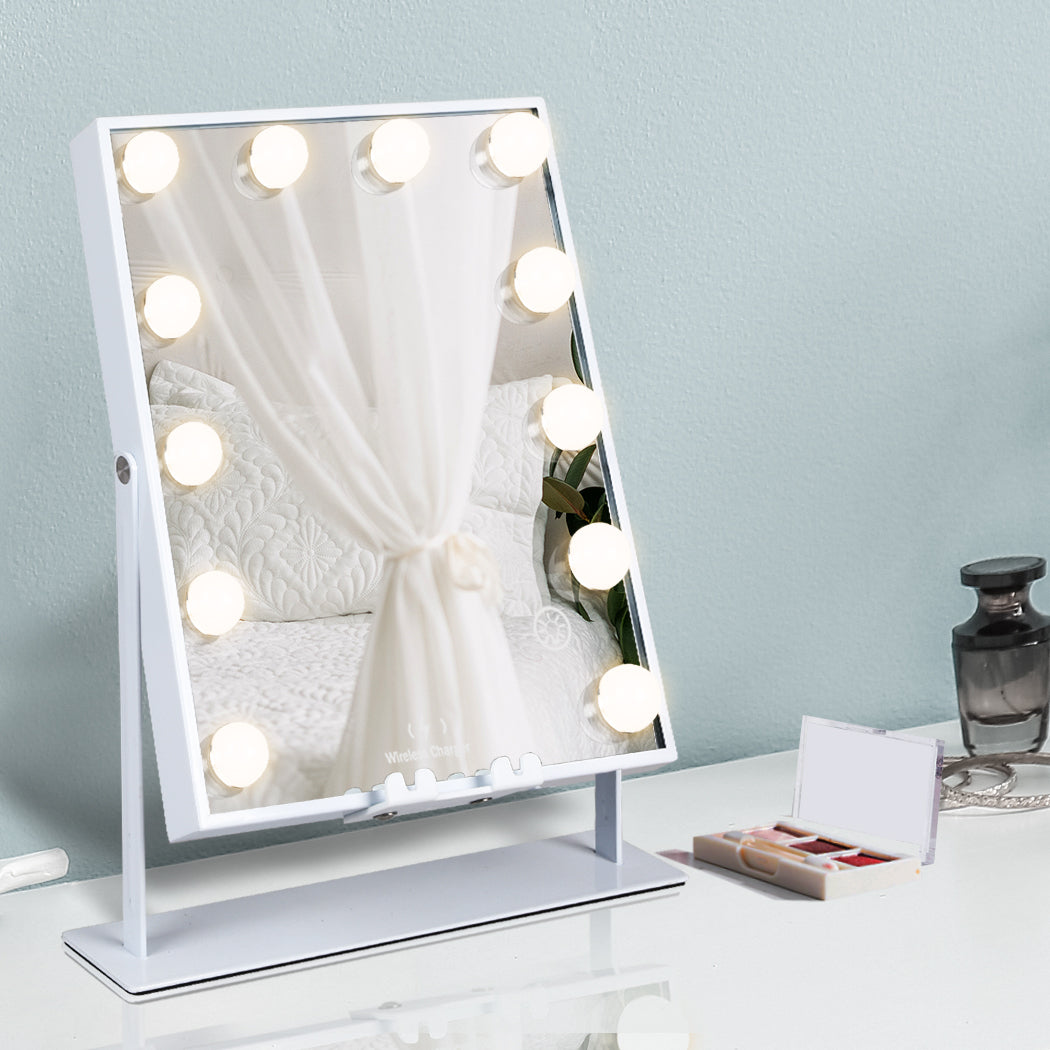 Makeup Mirror Led Lighted Bluetooth Medium-1919892939102883847