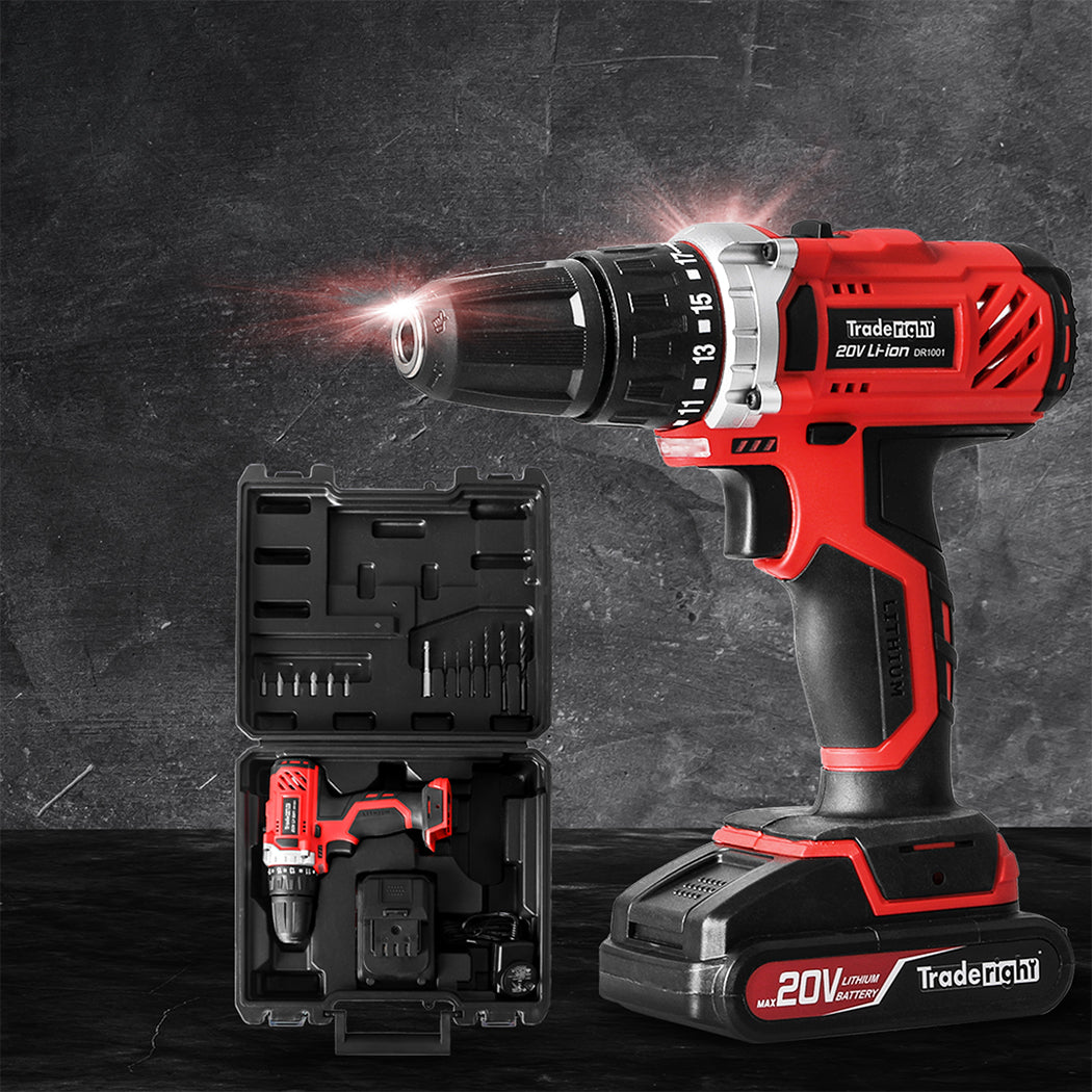 Traderight Cordless Drill Driver Screwdriver-1910113004578541575
