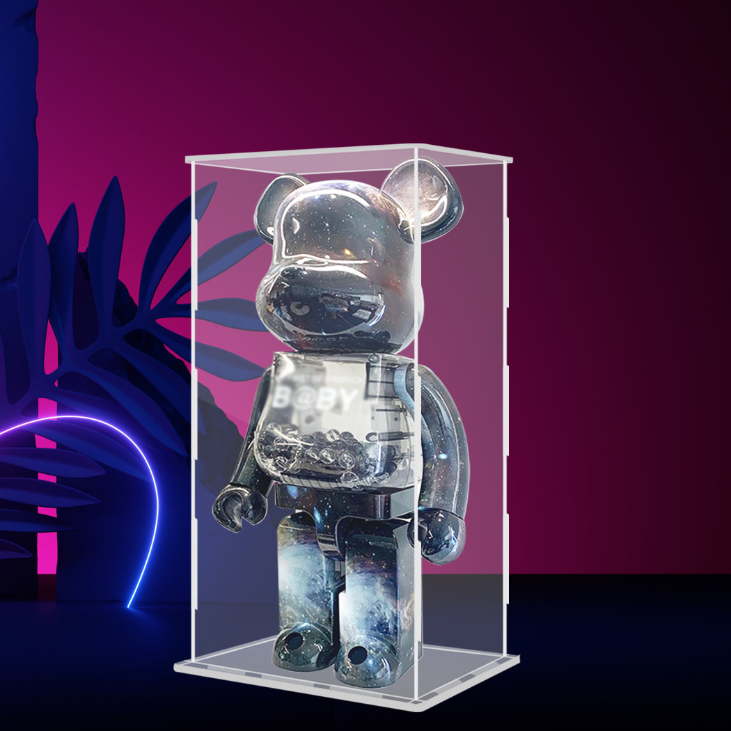 Bearbrick Display Case 1000% Pop Mart Clear-1910113314097205255