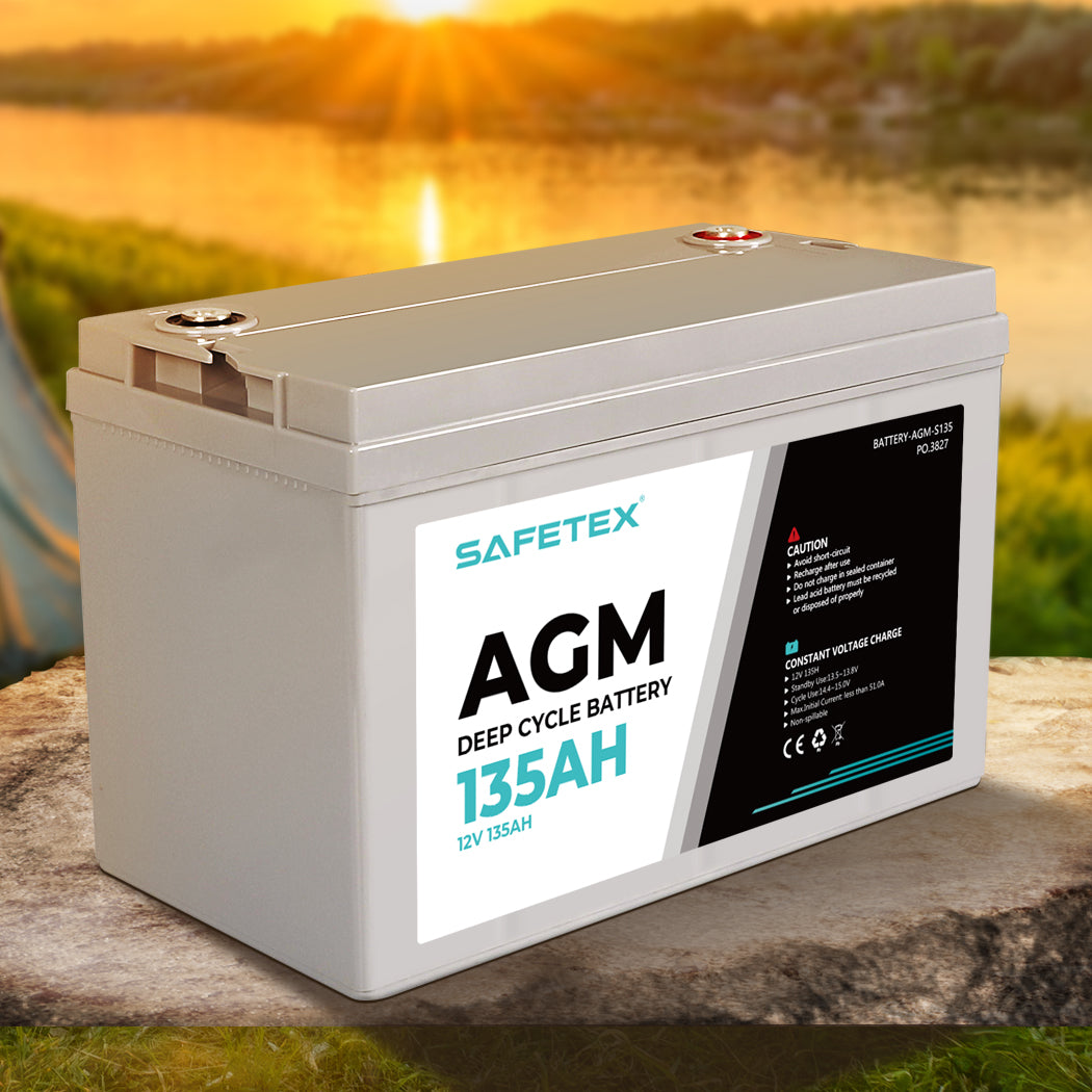 Safetex 12V 135Ah AGM Deep Cycle Lead-1910113181150351367