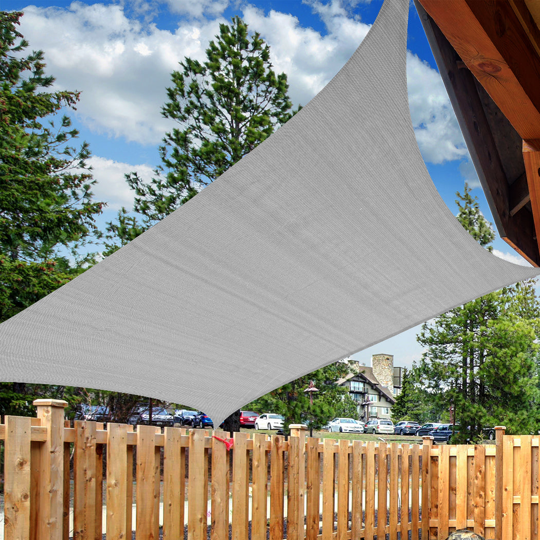 Mountview Sun Shade Sail Cloth Canopy Grey-1954802876345880583