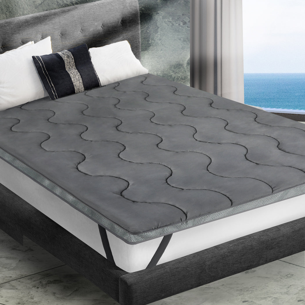 Dreamz Pillowtop Mattress Topper Protector King Single-1910112899536392199