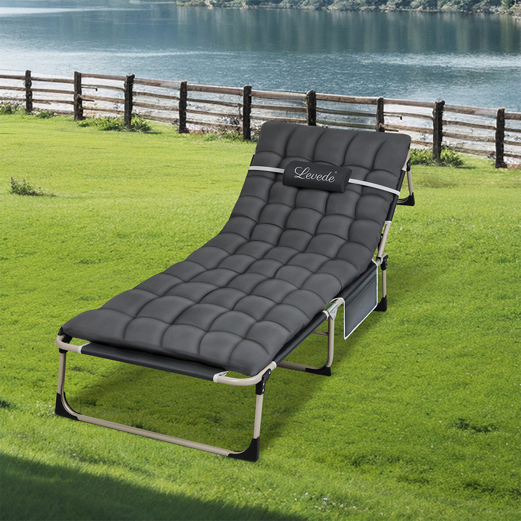 Levede Folding Camping Bed Camp Cots-1973193576447873031