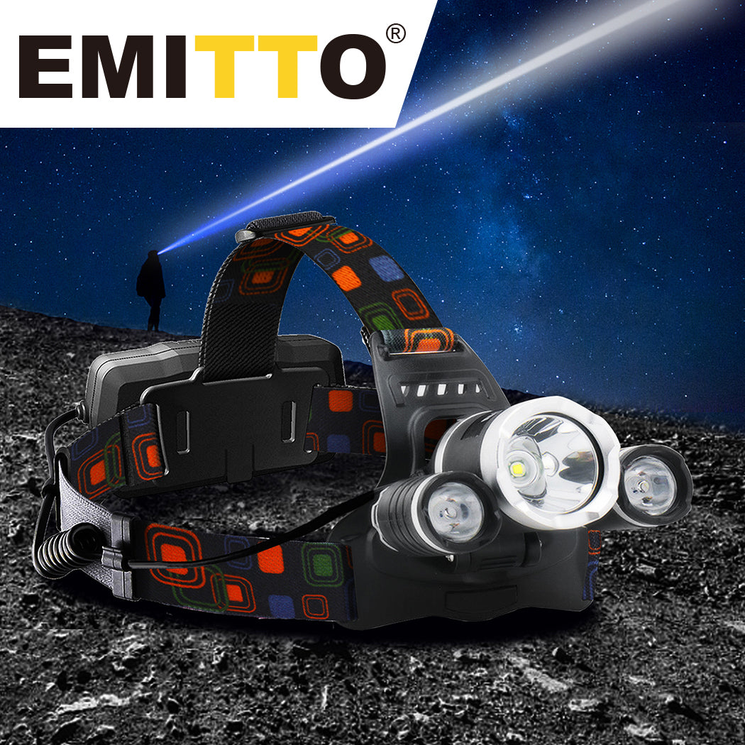 LED Headlamp USB Rechargeable Head Torch-1910112847346667527