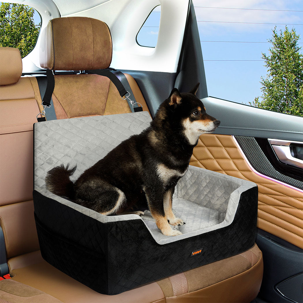 Pawz Dog Car Booster Seat Belt Pet Safe Protector Travel Bed-1954802465081790471