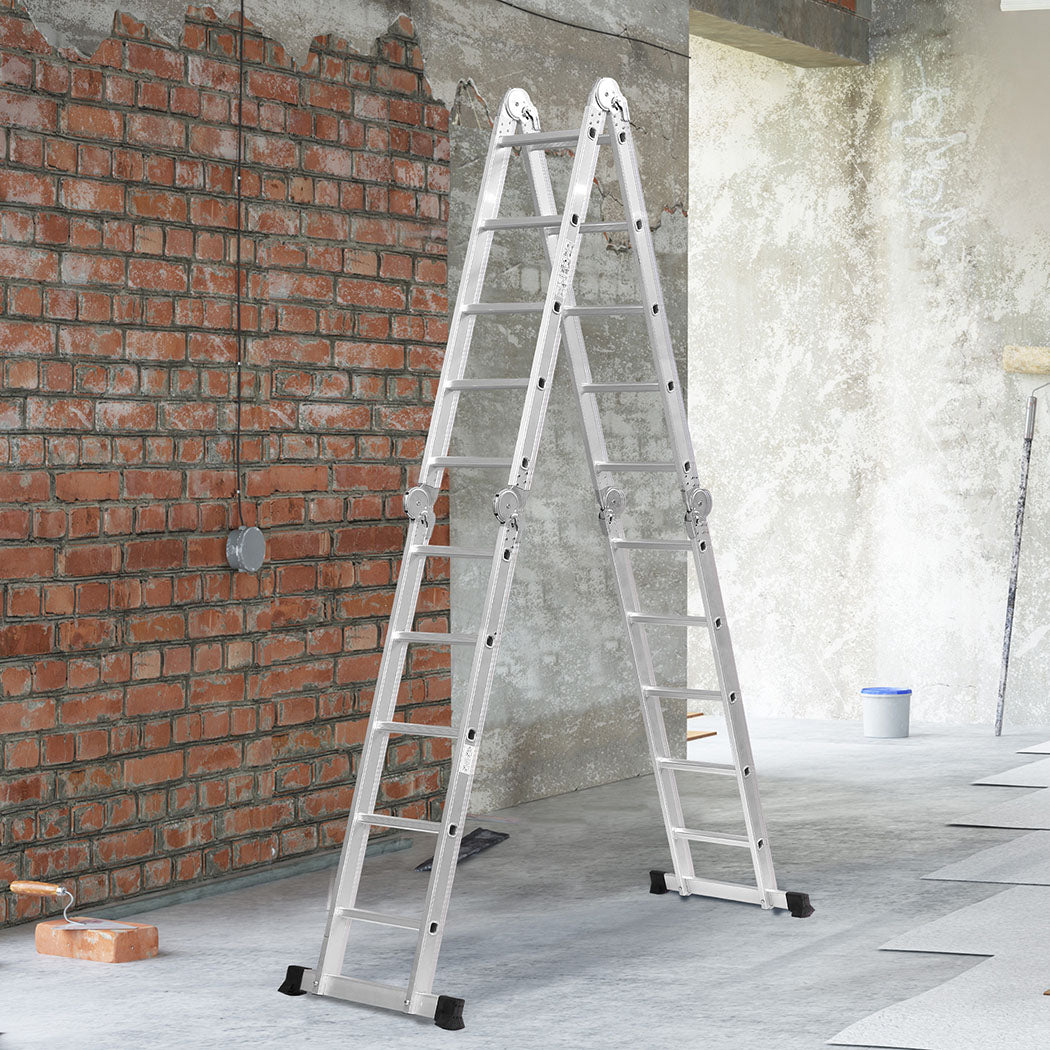 Traderight Multi Purpose Ladder Aluminium-1954802732217012231