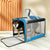 Pawz 3 in 1 Pet Soft Crate Dog Cat Carrier L Size Blue-1954802465467666439