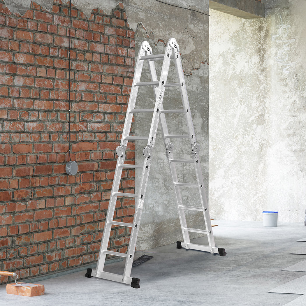 Traderight Multi Purpose Ladder Aluminium-1954802731814359047