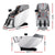 Livemor 4D Massage Chair Electric Recliner Double Core Mechanism Massager ROWA White