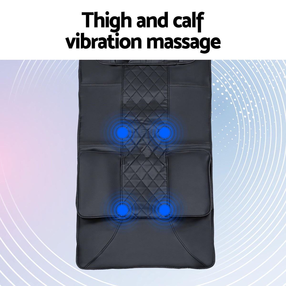 Livemor Massage Mat Heated Kneading Neck Massager Lumbar Airbag Stretch