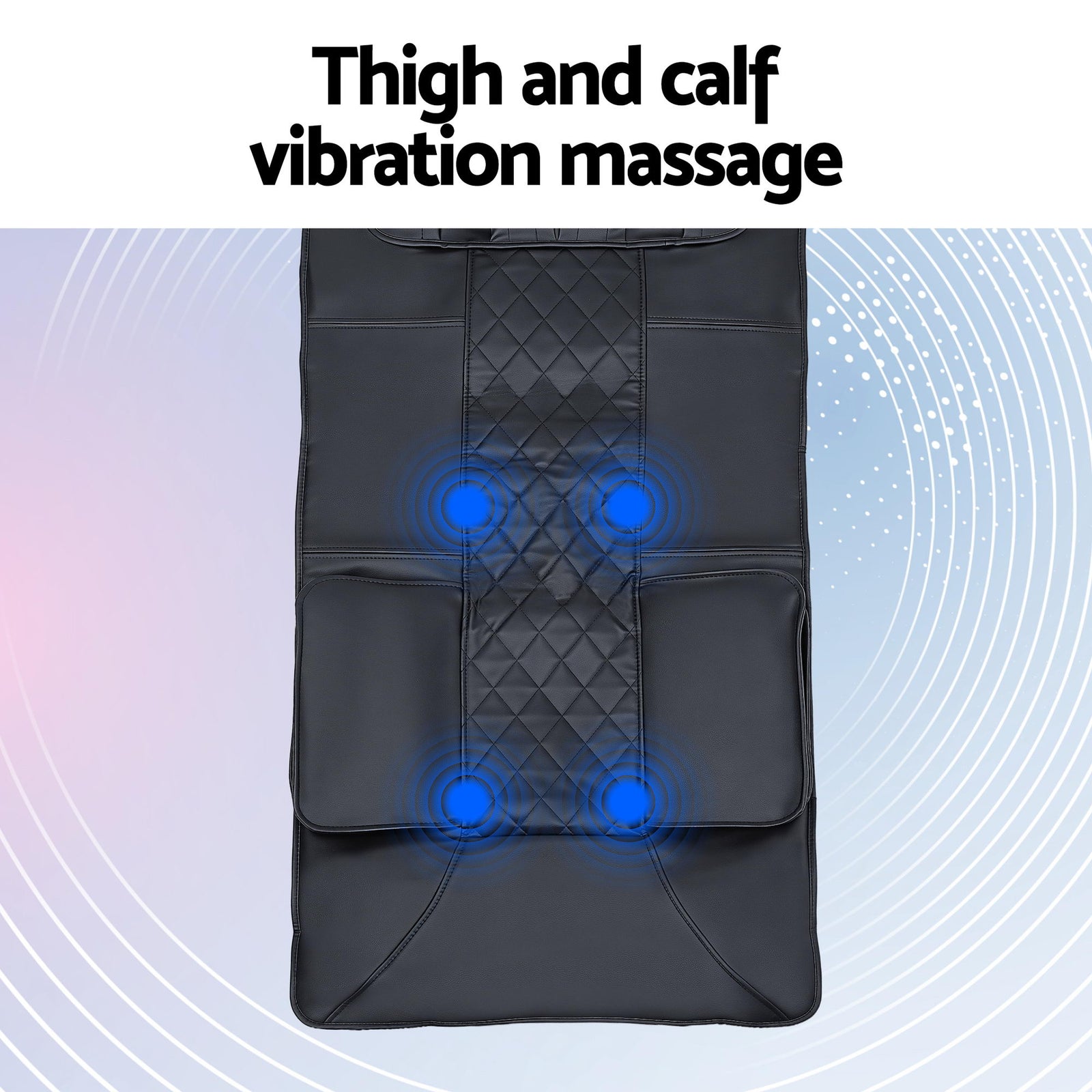Livemor Massage Mat Heated Kneading Neck Massager Lumbar Airbag Stretch