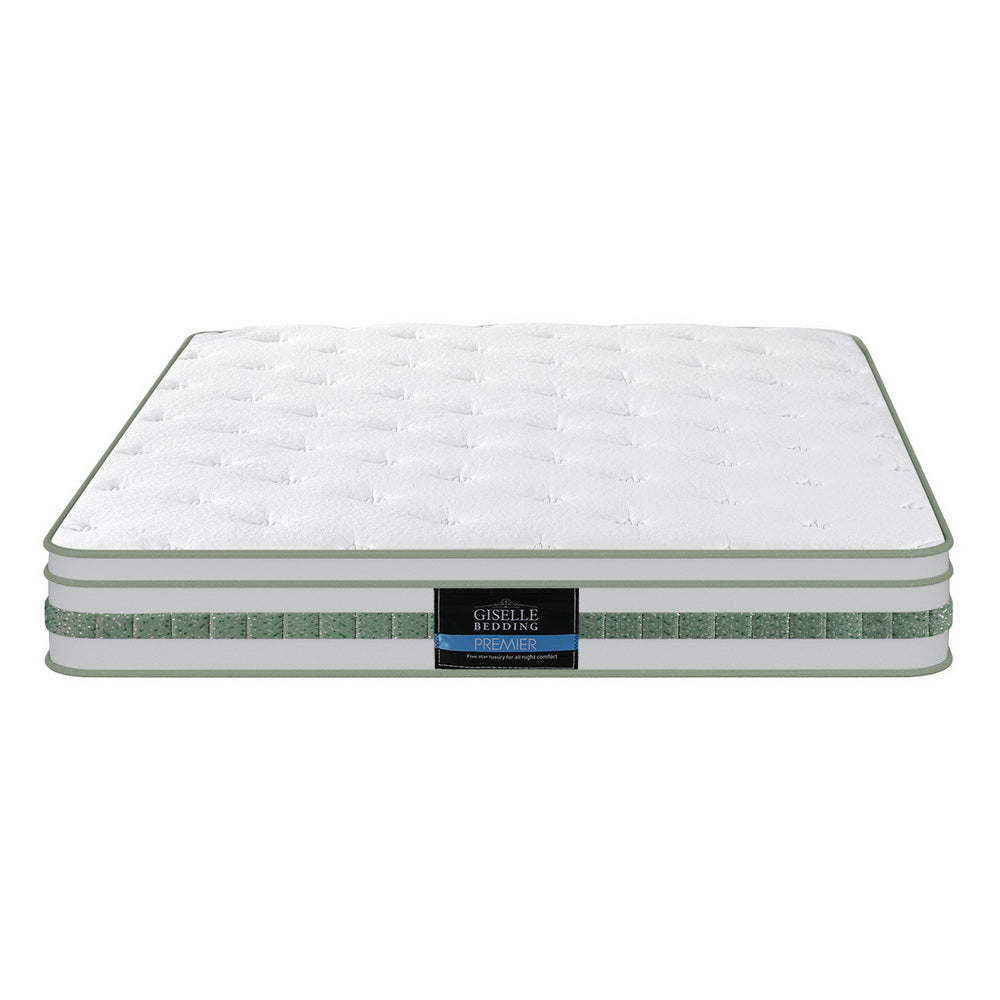 20cm Giselle Mattress King Green Tea Mattresses