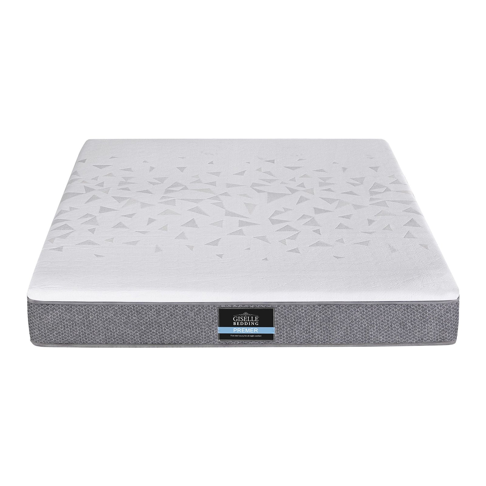 Giselle Bedding Double Mattress 23cm Pocket Spring Mattress with Adjustable Firmness Reversible Foam Layer for Medium Firm & Firm Support Motion Isolation Bedroom Bed
