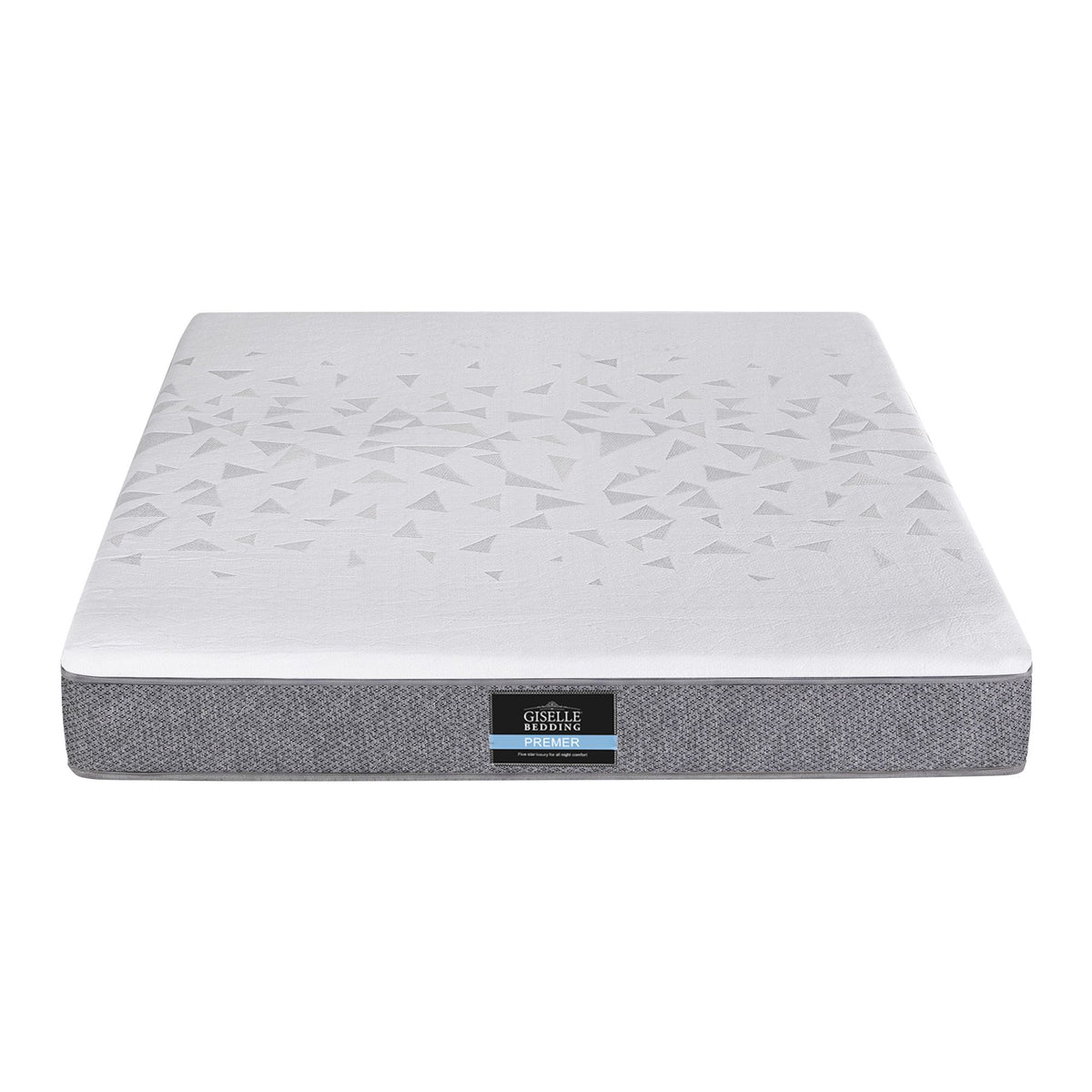 Giselle Bedding Queen Mattress 23cm Pocket Spring Mattress with Adjustable Firmness Reversible Foam Layer for Medium Firm & Firm Support Motion Isolation Bedroom Bed